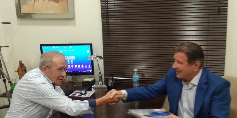 FIRMA DE CONVENIO DE COLABORACION CON 8X8 SISTEMAS DE SEGURIDAD
