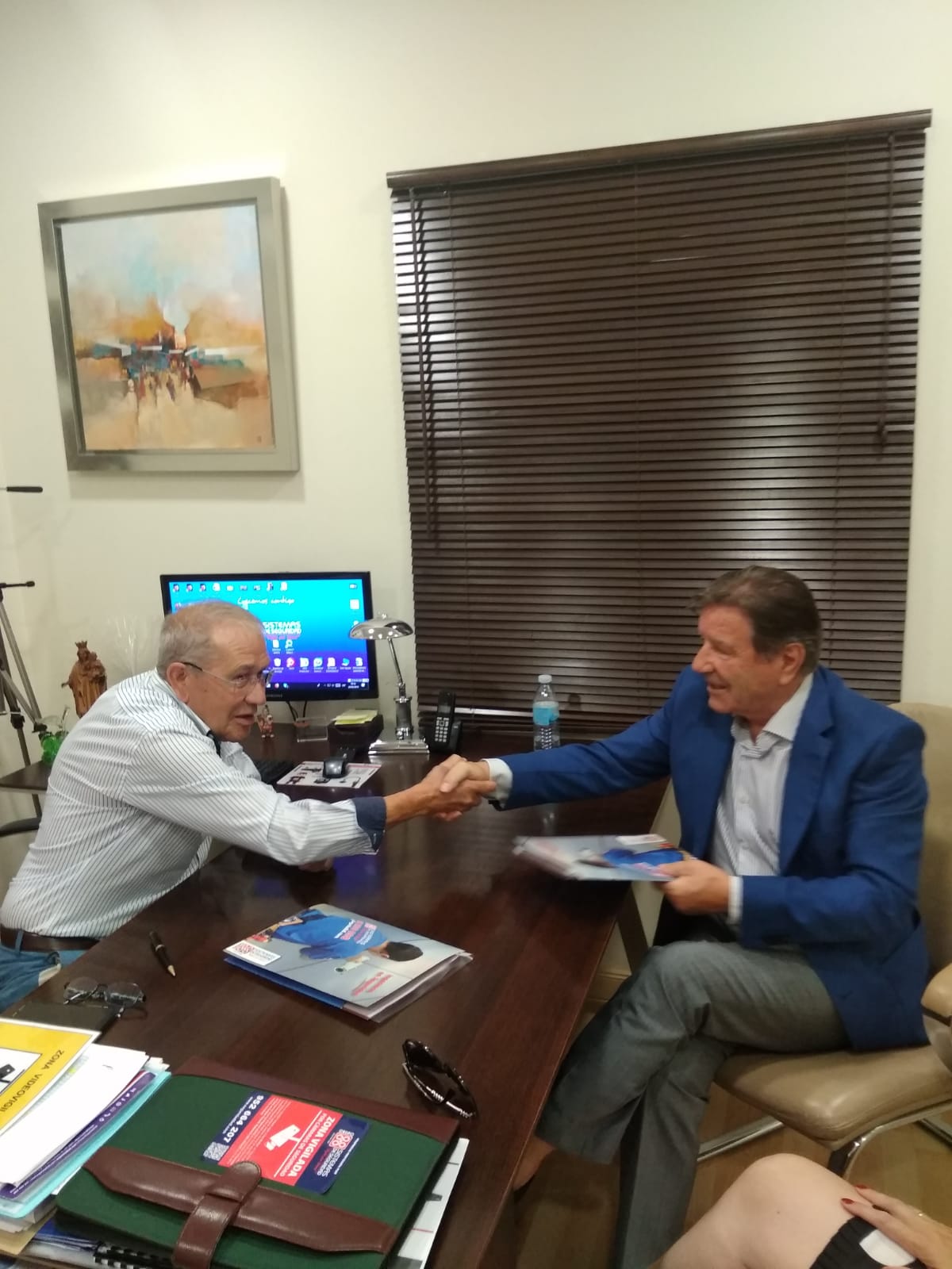 FIRMA DE CONVENIO DE COLABORACION CON 8X8 SISTEMAS DE SEGURIDAD